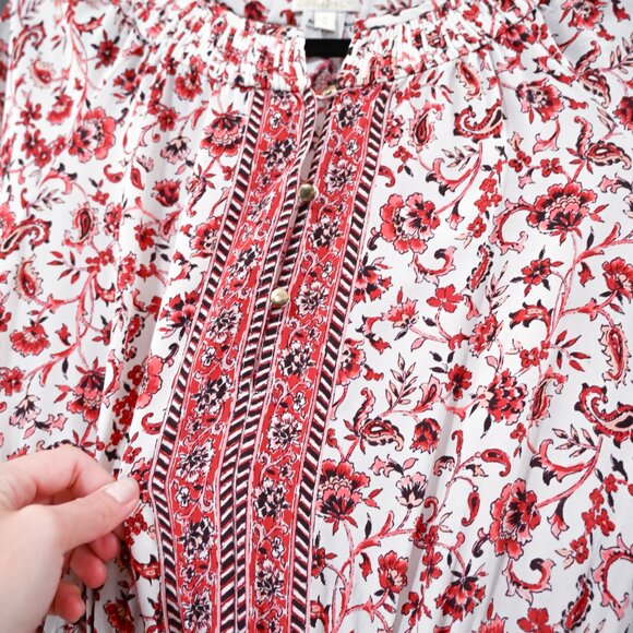 Shoshanna Size 0 Paisley Etta 100% Silk Dress - Picture 7 of 10